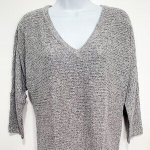 7th Avenue / New York & Company Button- Accent Pocket- Tunic Sweater- Size:Small